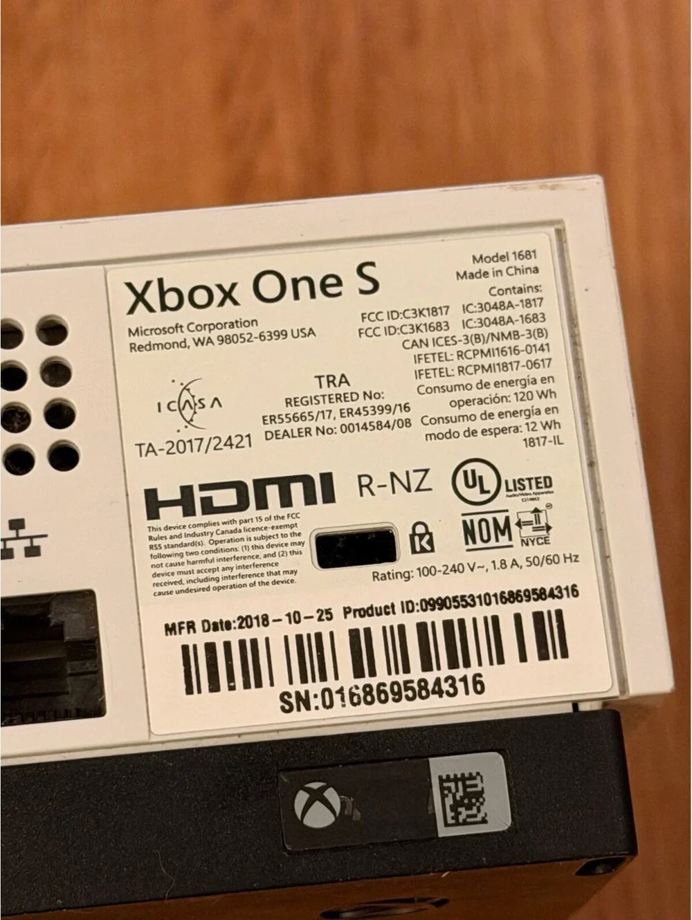Xbox One S Console (1TB)
